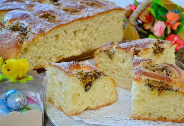 Масляный пирог с маком