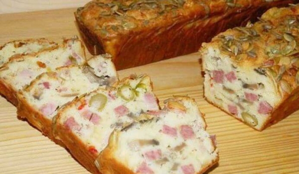 Домашний кекс-пицца